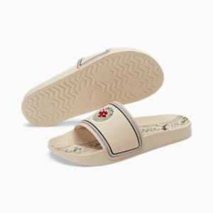 Sandalias PUMA x LIBERTY Leadcat 2.0 para mujer, Sun Kiss-Pastel Lilac-GREENER PASTURES