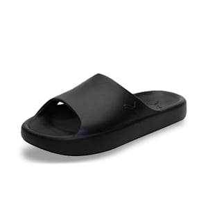 Shibui Cat Unisex Slides, Puma Black-Puma Black, extralarge-IND