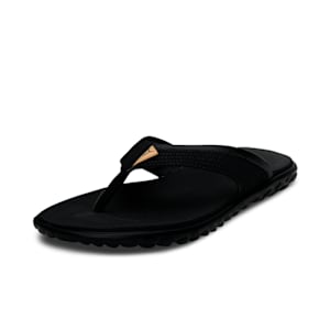 Galaxy Comfort V3 Men's Flipflops, Puma Black-Puma Team Gold