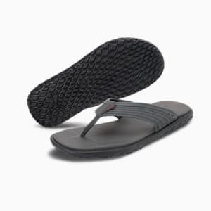 Galaxy Comfort V3 Men's Flip-Flops, Dark Shadow-Cordovan, extralarge-IND