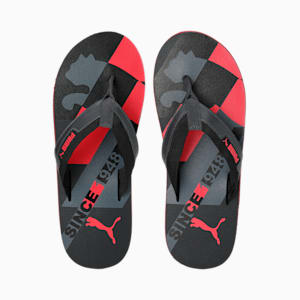PUMA Gypsum 5 Men's Flip-Flops, Dark Shadow-Puma Black-High Risk Red