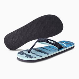Puma Alley V2  Unisex Flip Flops, Parisian Night-Nitro Blue-Victoria Blue