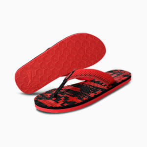 Tonks V2 Unisex Flip Flops, High Risk Red-PUMA Black, extralarge-IND