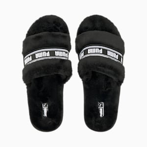 Fluff Slide Shoes JR, Puma Black-Puma White