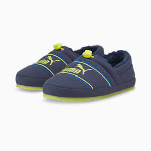 Tuff Mocc Jersey Shoes Big Kids, Dark Denim-Lemon Sherbert-Victoria Blue, extralarge