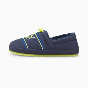 Tuff Mocc Jersey Shoes Big Kids, Dark Denim-Lemon Sherbert-Victoria Blue, extralarge