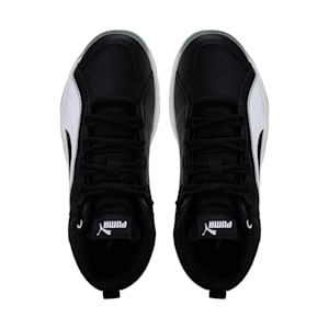 Rebound Future Evo Youth Sneakers, Puma Black-Puma White-Puma Silver