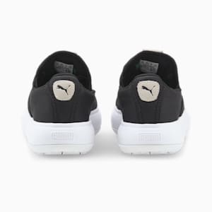 Suede Mayu Slip-On Canvas Women's Sneakers, Puma Black-Puma White