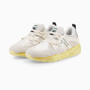 ユニセックス ブレイズ オブ グローリー THE NEVERWORN スニーカー II, Whisper White-Puma Team Gold