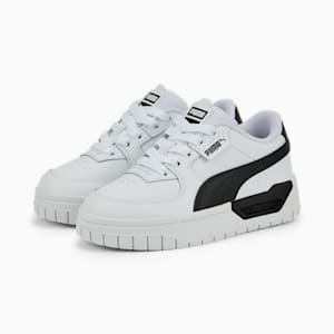 Cali Dream Leather Little Kids' Shoes, Puma White-Puma Black-Puma White, extralarge