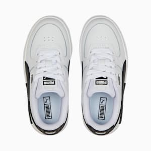 Tenis para niños Cali Dream Lth, Puma White-Puma Black-Puma White, extralarge