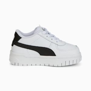 Cali Dream Leather Toddlers' Shoes, Puma White-Puma Black-Puma White, extralarge