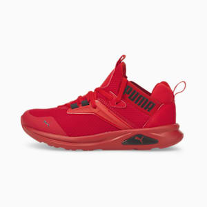 Puma slip ons kids red on sale