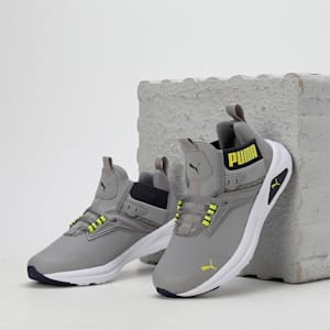 Enzo 2 Refresh Kid's Shoes, Concrete Gray-PUMA White, extralarge-IND