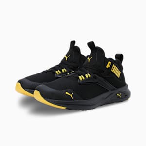 Enzo 2 Refresh Kid's Shoes, PUMA Black-Pelé Yellow, extralarge-IND