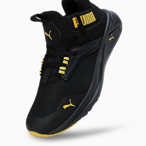 Enzo 2 Refresh Kid's Shoes, PUMA Black-Pelé Yellow, extralarge-IND