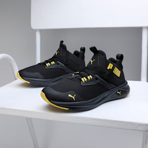 Enzo 2 Refresh Kid's Shoes, PUMA Black-Pelé Yellow, extralarge-IND