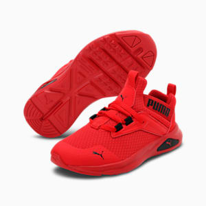 Enzo 2 Refresh AC Kid's Shoes, High Risk Red-Puma Black, extralarge-IND