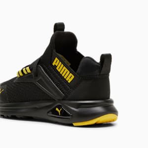Enzo 2 Refresh Kid's Running Shoes, PUMA Black-Pelé Yellow, extralarge-IND
