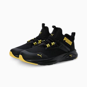 Enzo 2 Refresh AC Kid's Shoes, PUMA Black-Pelé Yellow, extralarge-IND