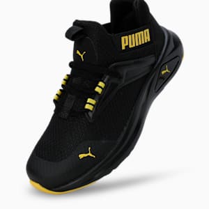 Enzo 2 Refresh AC Kid's Shoes, PUMA Black-Pelé Yellow, extralarge-IND