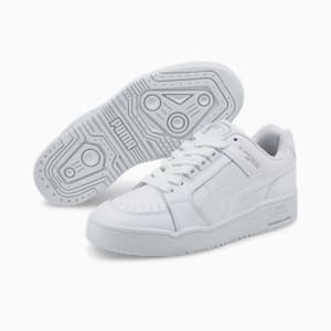Slipstream Lo Sneakers Big Kids, Puma White-Gray Violet