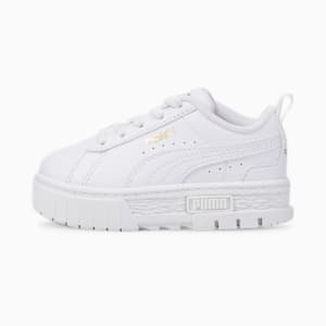 Baskets à fermeture facile Mayze Lth Bébé, Puma White-Puma Team Gold, large