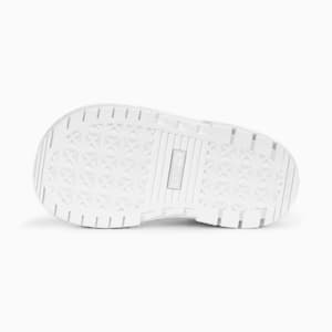 Mayze Lth Alternative Closure Babies' Trainers, PUMA White-Pearl Pink-Vivid Violet