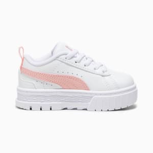 Mayze Lth Alternative Closure Babies' Trainers, PUMA White-Peach Smoothie, extralarge-GBR