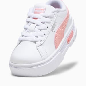 Mayze Lth Alternative Closure Babies' Trainers, PUMA White-Peach Smoothie, extralarge-GBR