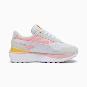 Cruise Rider Peony Girls Sneakers, Peach Smoothie-PUMA White-Spring Lavender, extralarge-IND