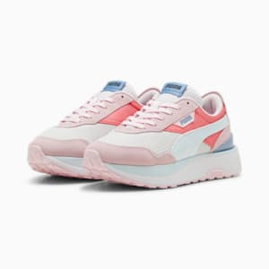 Cruise Rider Peony Girl's Sneakers, Whisp Of Pink-Passionfruit-PUMA White, extralarge-IND