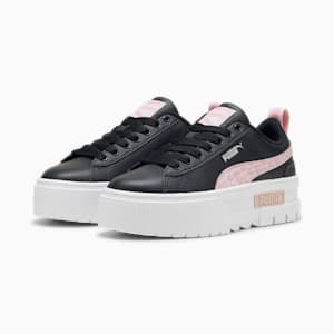 Tenis juveniles Mayze Wild, PUMA Black-Mauved Out, extralarge