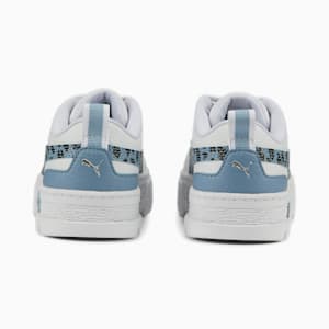 Mayze Wild Little Kids' Sneakers, Puma White-Blue Wash