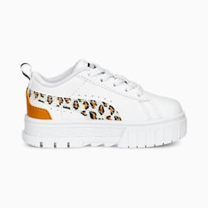 Mayze Wild Babies' Trainers, PUMA White-Desert Clay