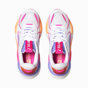 Zapatos deportivos RS-X Pop para mujer, Puma White-Luminous Pink-Elektro Purple