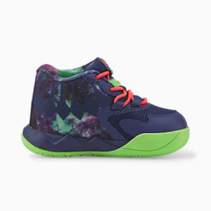MB.01 Galaxy Toddlers' Basketball Shoes, Elektro Blue-Green Gecko