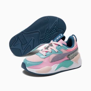 Zapatos RS-X Aurora para niño pequeño, Chalk Pink-Porcelain-PRISM PINK, extragrande
