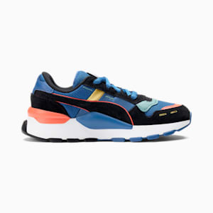 RS 2.0 Go For Big Kids Sneakers, Vallarta Blue-Puma Black-Firelight, extralarge