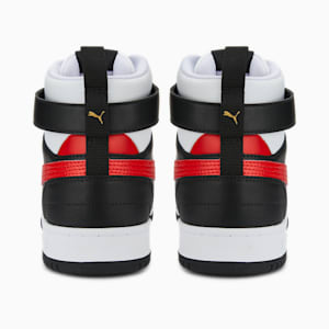 RBD Game Sneakers, Puma White-High Risk Red-Puma Black-Puma Team Gold