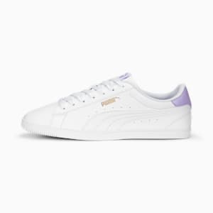 Vikky Lopro Women's Sneakers, PUMA White-Vivid Violet-PUMA Gold