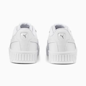 ウィメンズ プーマ キャリーナ 2.0 スニーカー, Puma White-Puma White-Puma Silver, extralarge-JPN