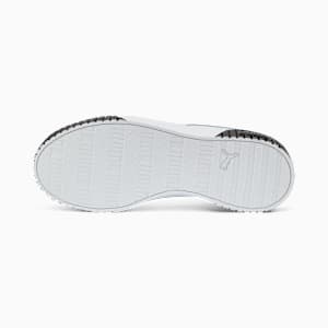 White sneakers hotsell with colorful bottom