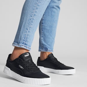Tenis para mujer Carina 2.0, Puma Black-Puma Black-Puma Silver, extralarge