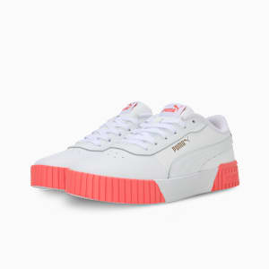Carina 2.0 Women's Sneakers, PUMA White-Hibiscus Flower-PUMA Gold, extralarge-IND