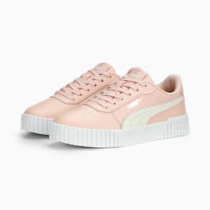 ウィメンズ プーマ キャリーナ 2.0 スニーカー, Rose Dust-Warm White-PUMA Silver-PUMA White