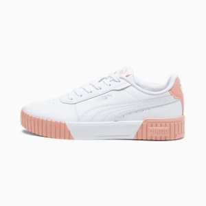 Carina 2.0 Women's Sneakers, PUMA White-Poppy Pink-PUMA Silver, extralarge-IND