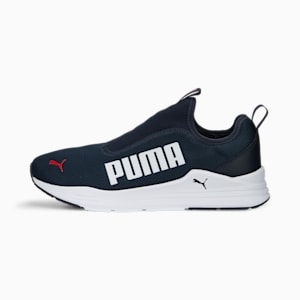 Wired Rapid Unisex Sneakers, Parisian Night-PUMA White-For All Time Red, extralarge-IND