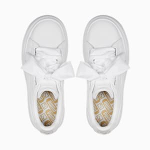 Suede Mayu Heart Patent Sneakers Women, Puma White