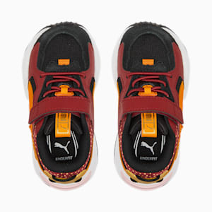 Zapatos RS-Z Boho Gleam para bebé, Puma Black-Almond Blossom-Intense Red